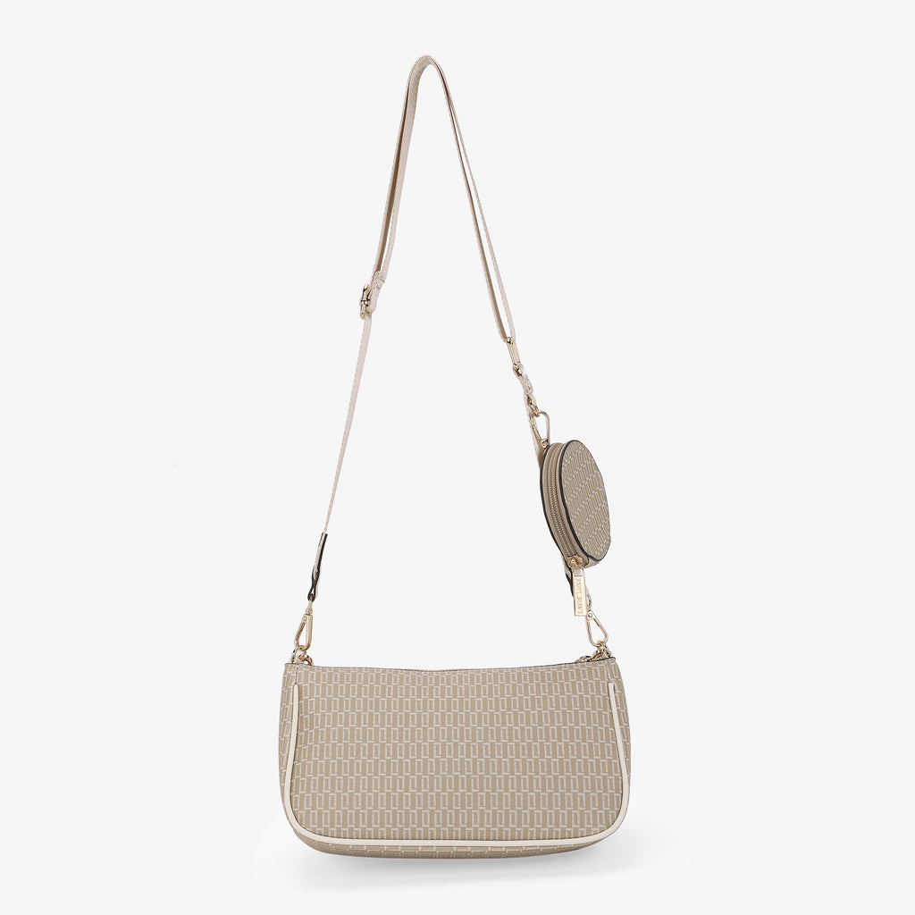 Lavie Luxe Monogram Chunk24 Pink Small Women's 3pc Sling