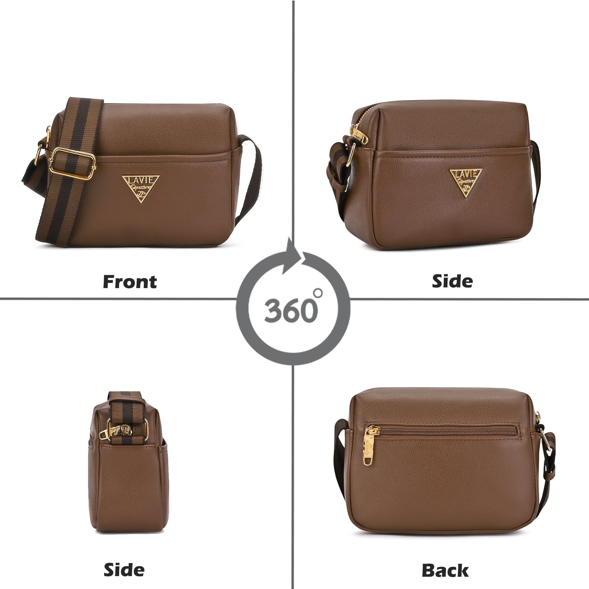 Alabama Horizontal 2 Compartment Small Sling Bag