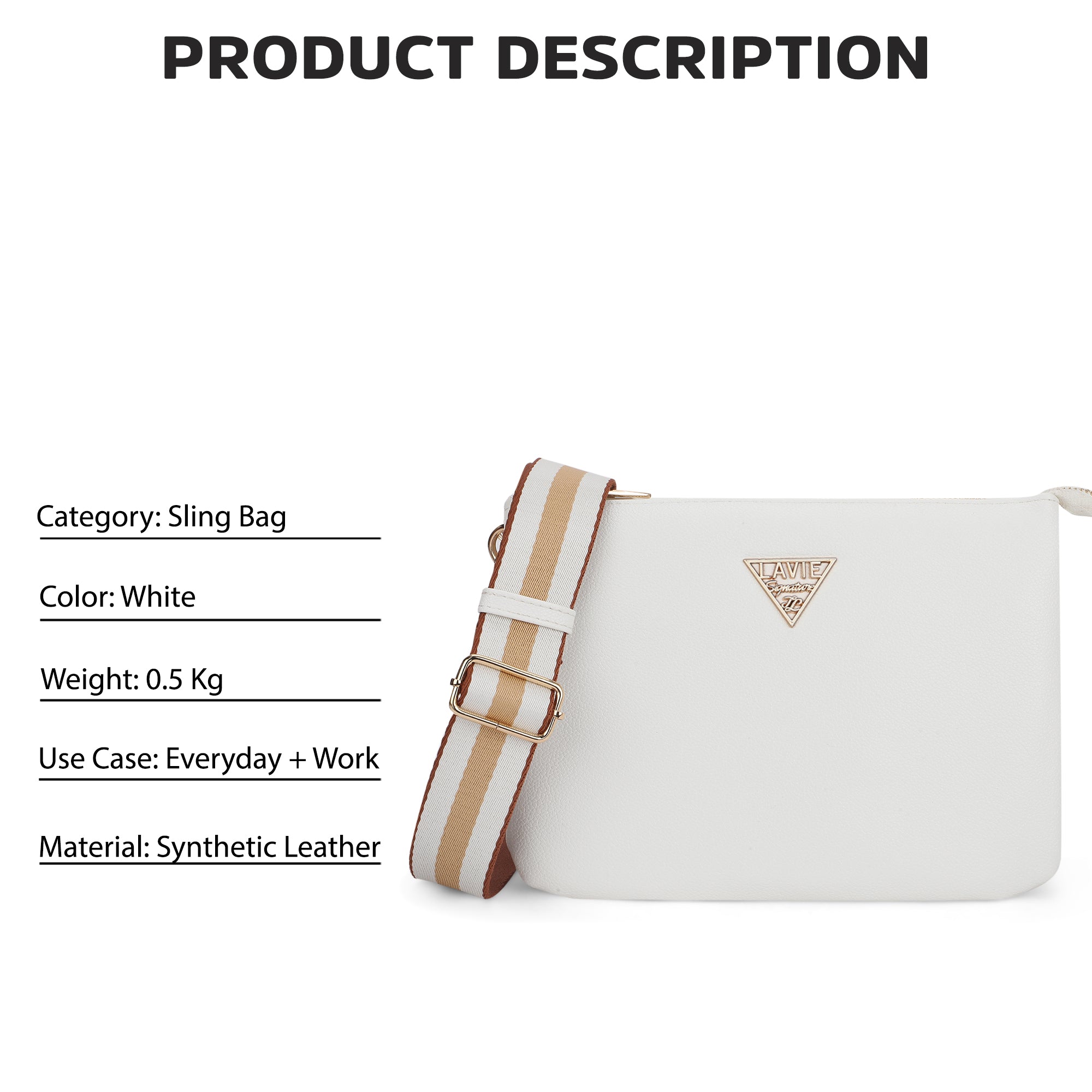 Topeka 5 Compartments Medium Sling Bag