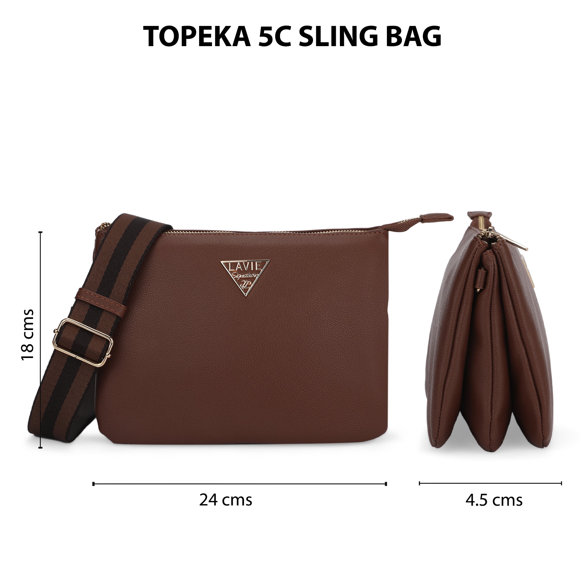 Topeka 5 Compartments Medium Sling Bag