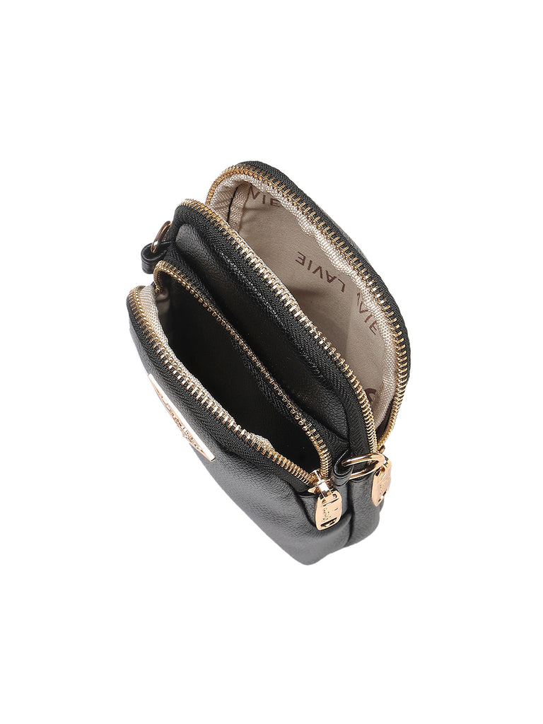 Lavie Signature Indiana Women'S Vertical 2 Compartments Small Sling Bag