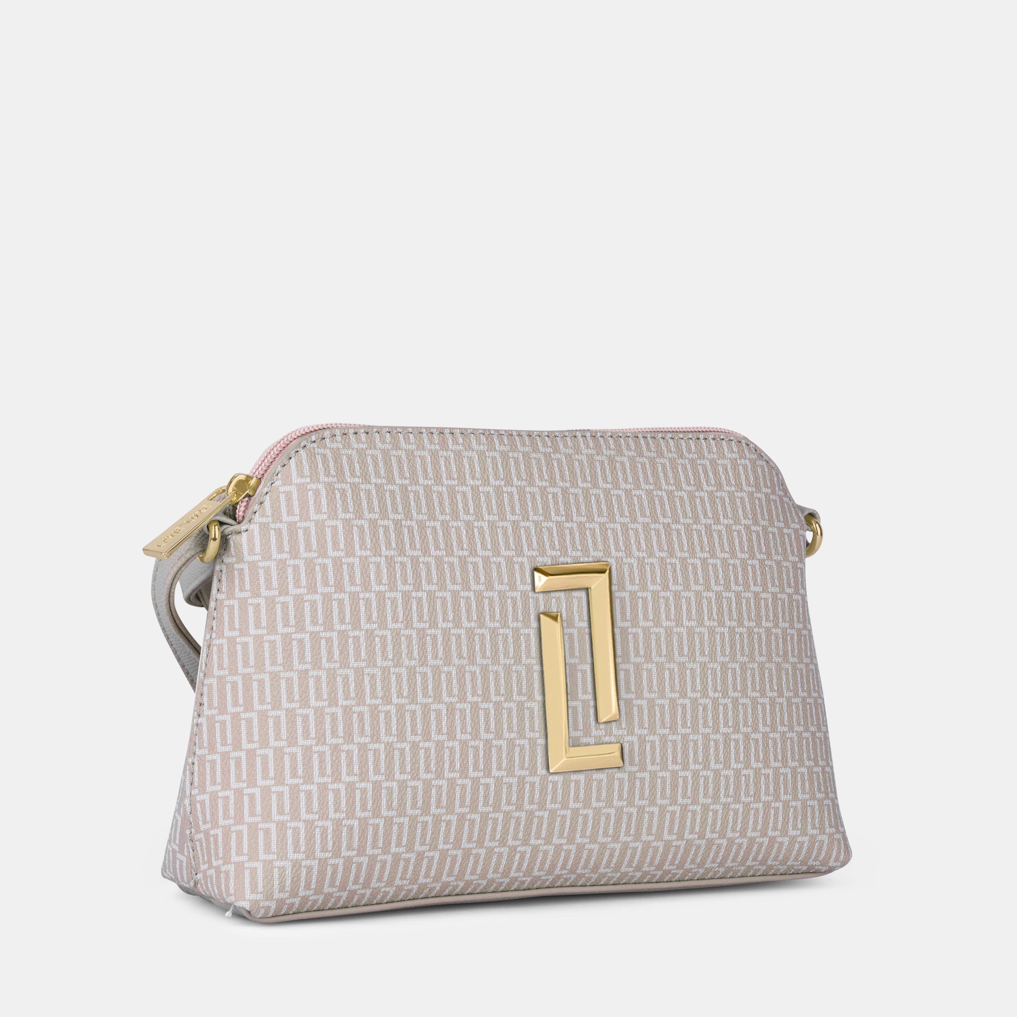 Lavie Luxe Mono Swift Pink Small Women's Dome Sling