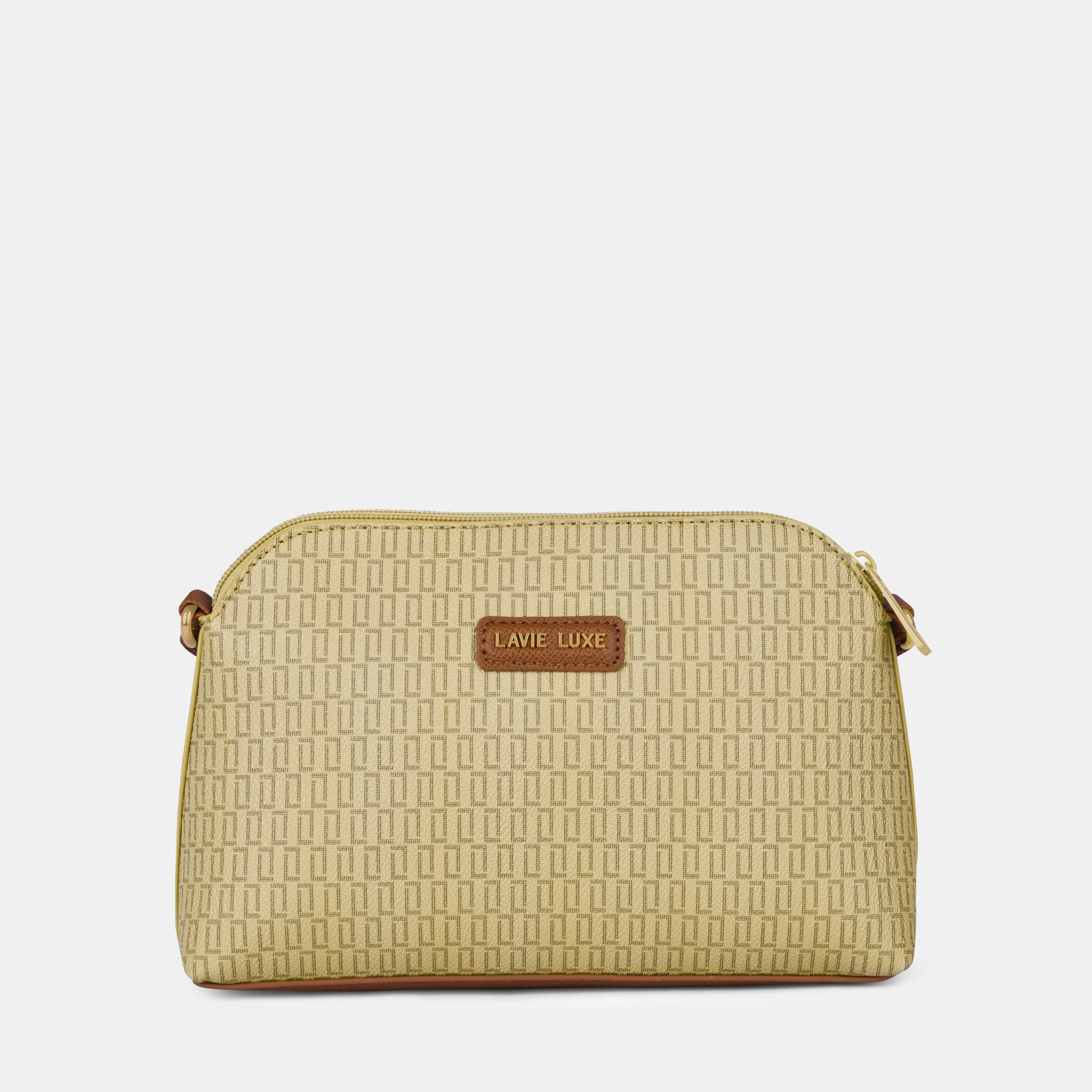 Lavie Luxe Mono Swift Taupe Small Women's Dome Sling