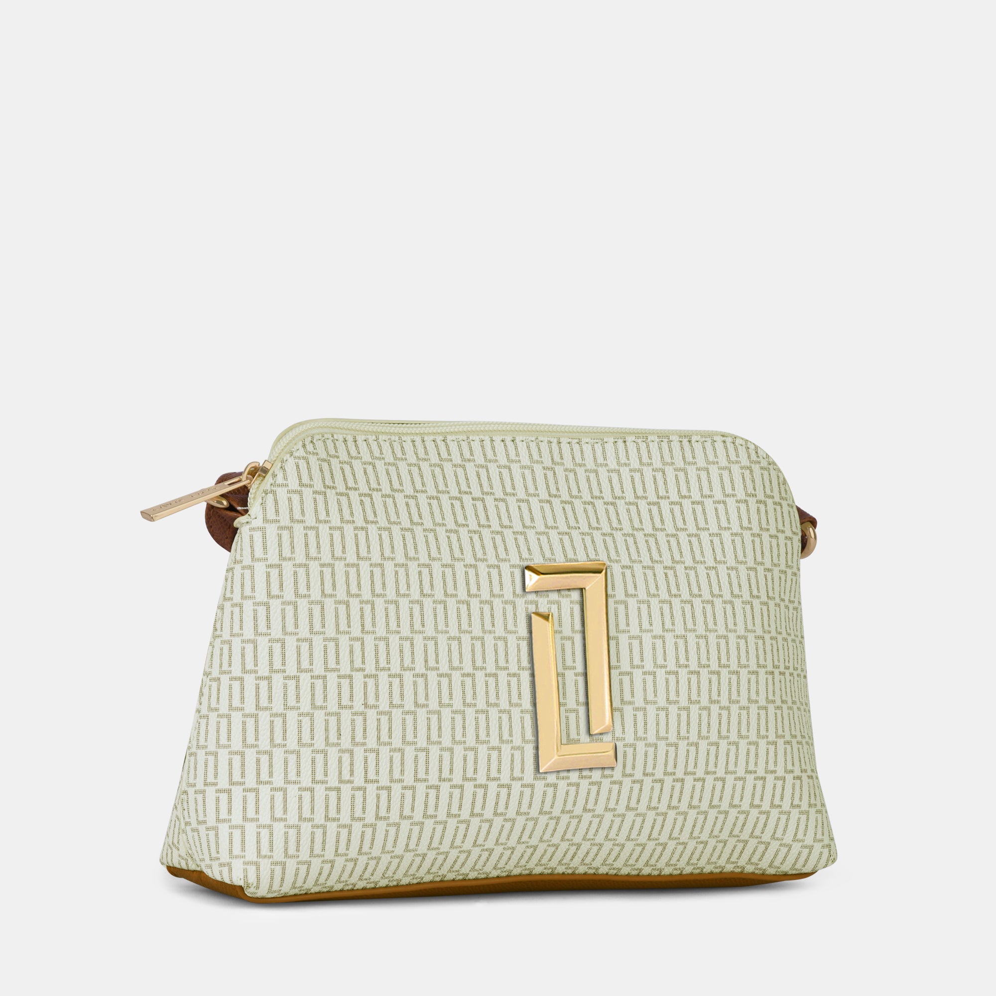 Lavie Luxe Mono Swift Off White Small Women's Dome Sling