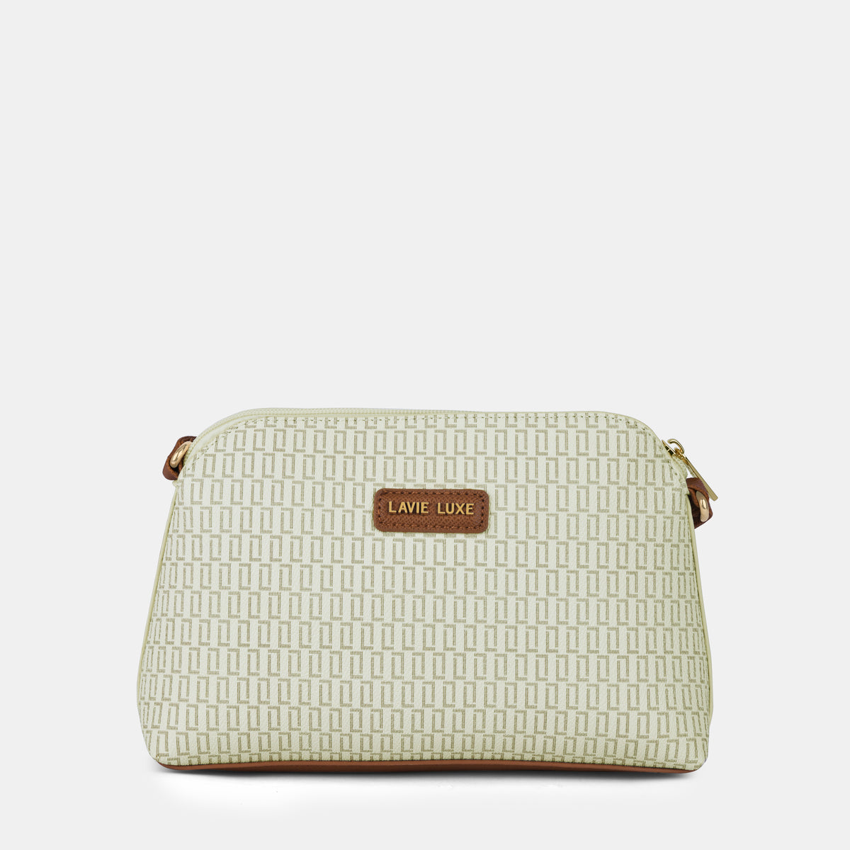 Lavie Luxe Mono Swift Off White Small Women's Dome Sling