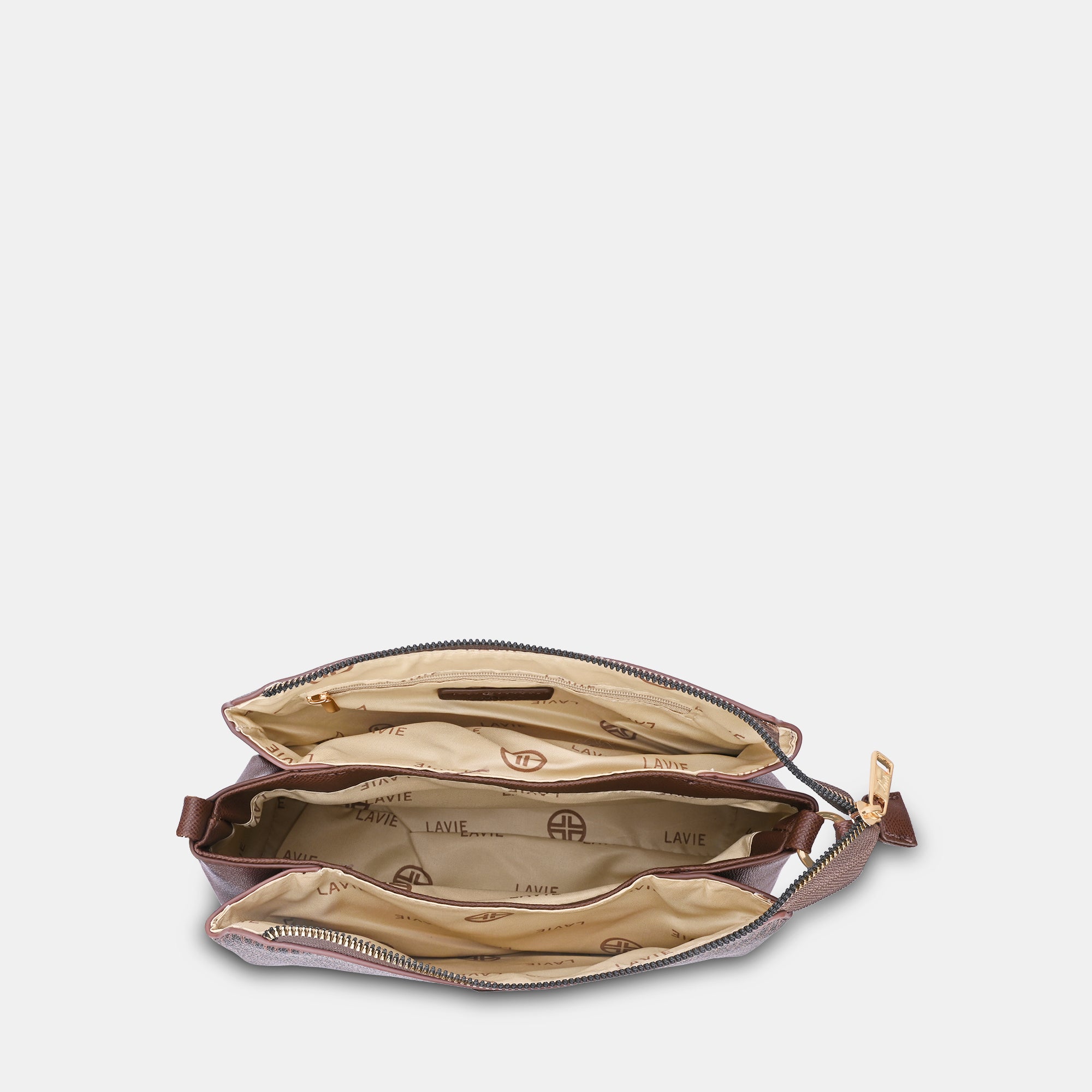 Lavie Luxe Mono Tory Choco Medium Women's 3C Sling