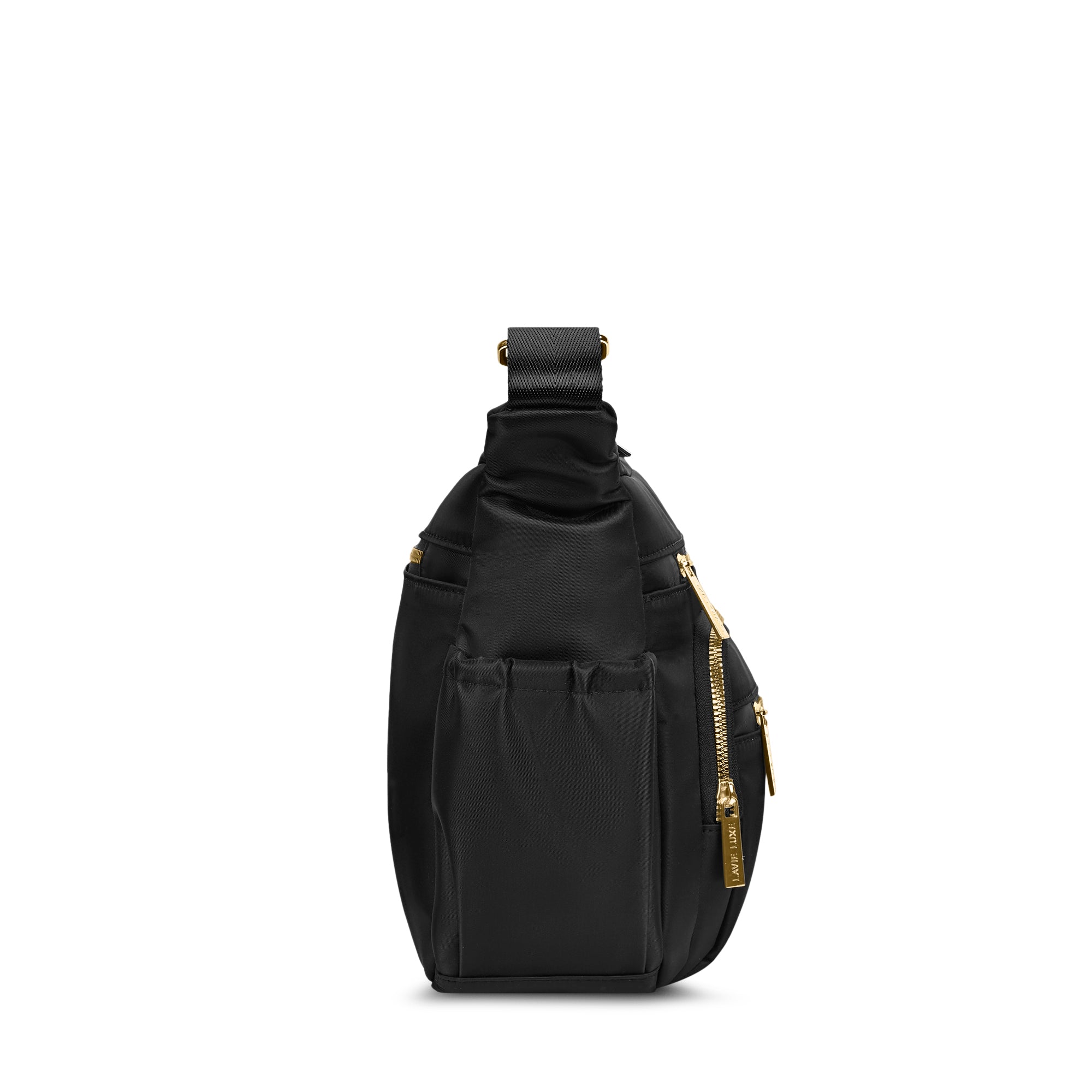 Zylo 7 Compartment Large Sling Bag Black