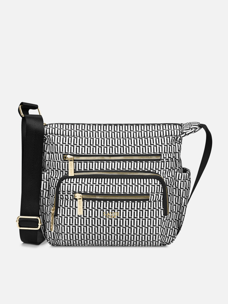 Monogram Zylo 7-Compartment Large Sling Bag Black