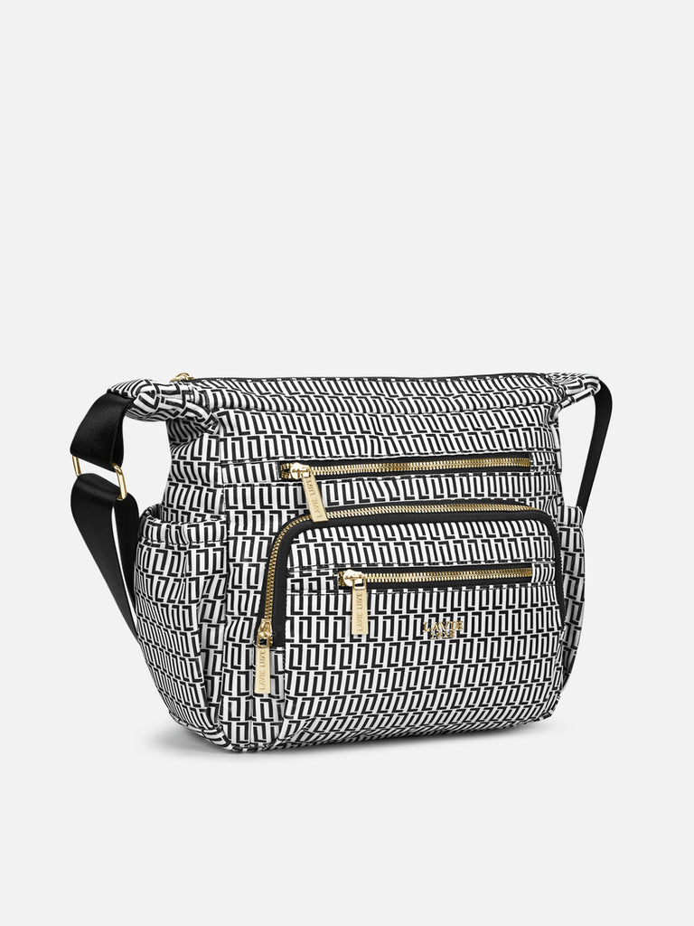 Monogram Zylo 7-Compartment Large Sling Bag Black