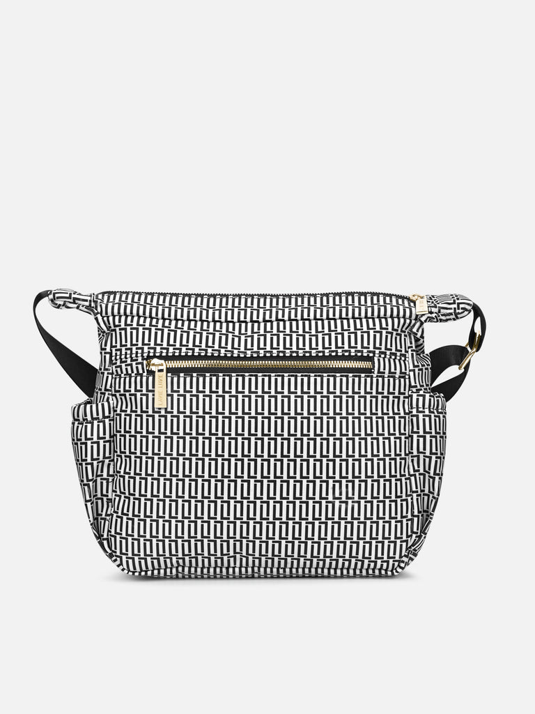 Monogram Zylo 7-Compartment Large Sling Bag Black