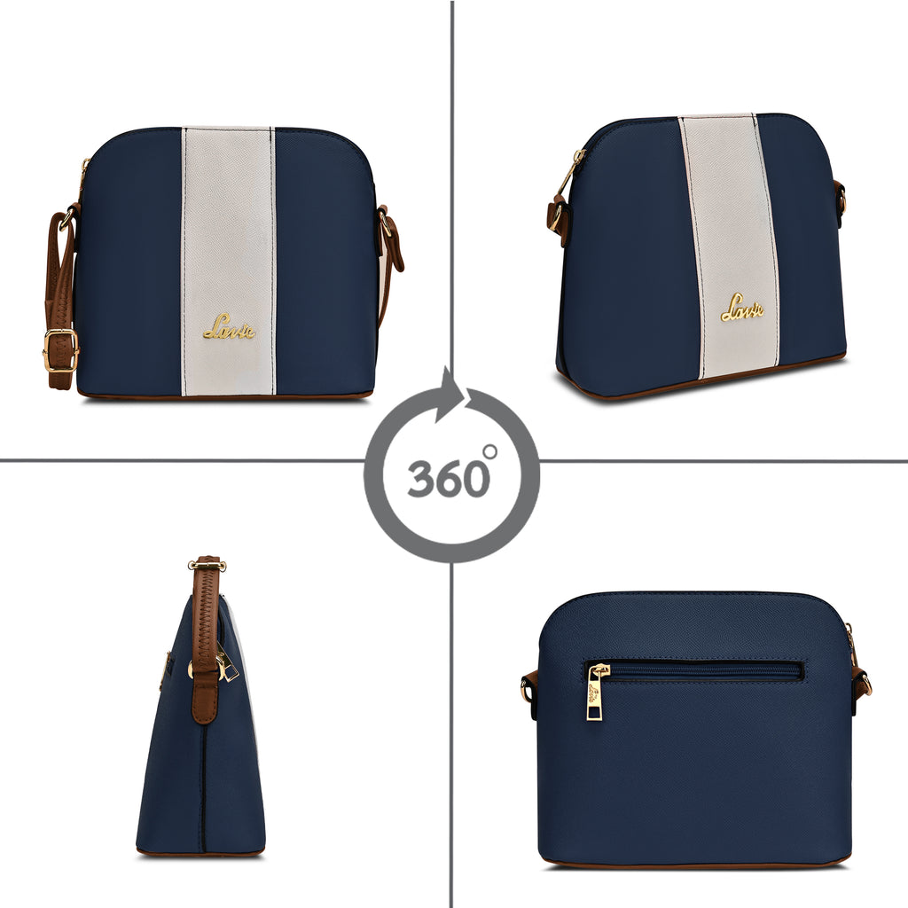 Masha Colourblock Vertical Medium Sling Bag