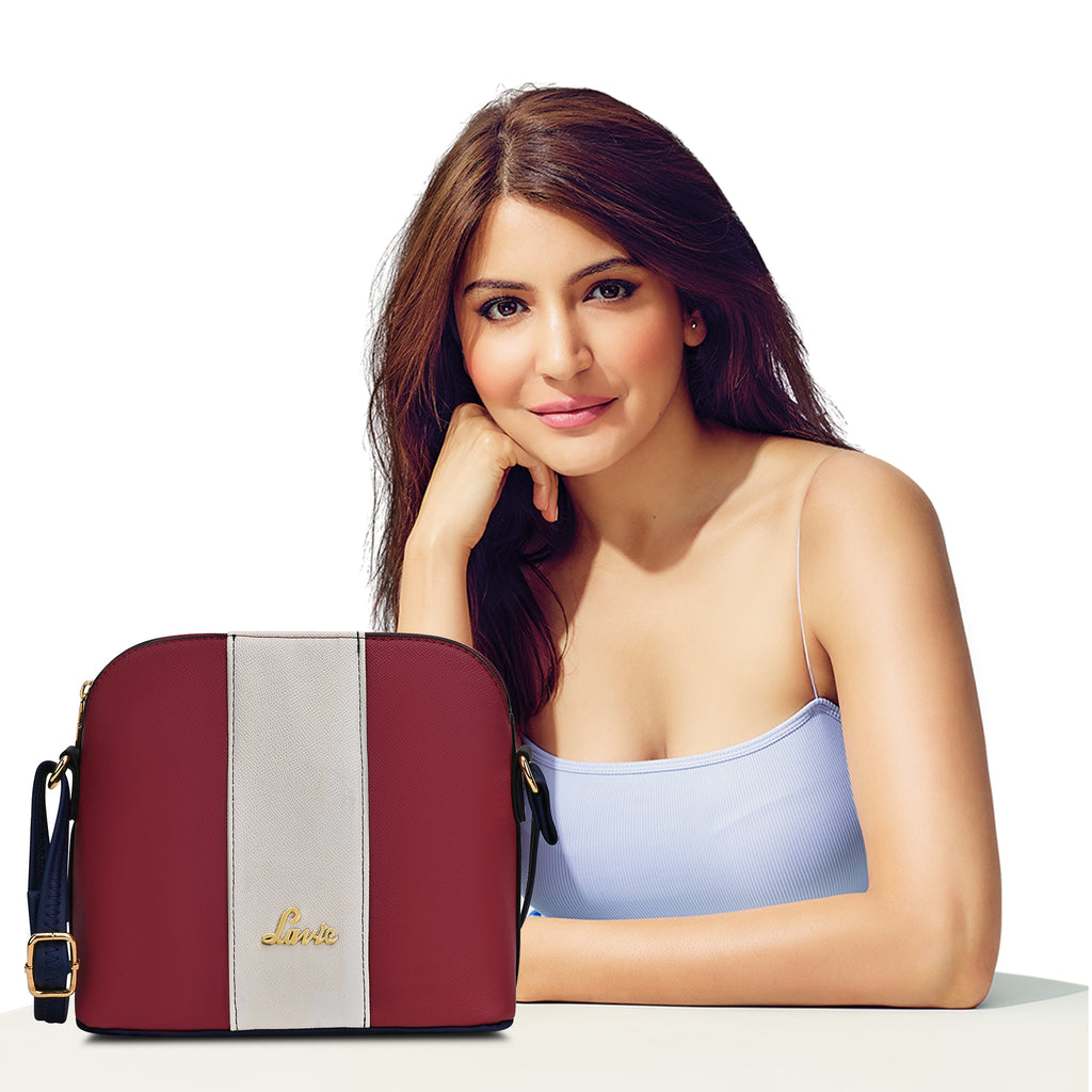 Masha Colourblock Vertical Medium Sling Bag