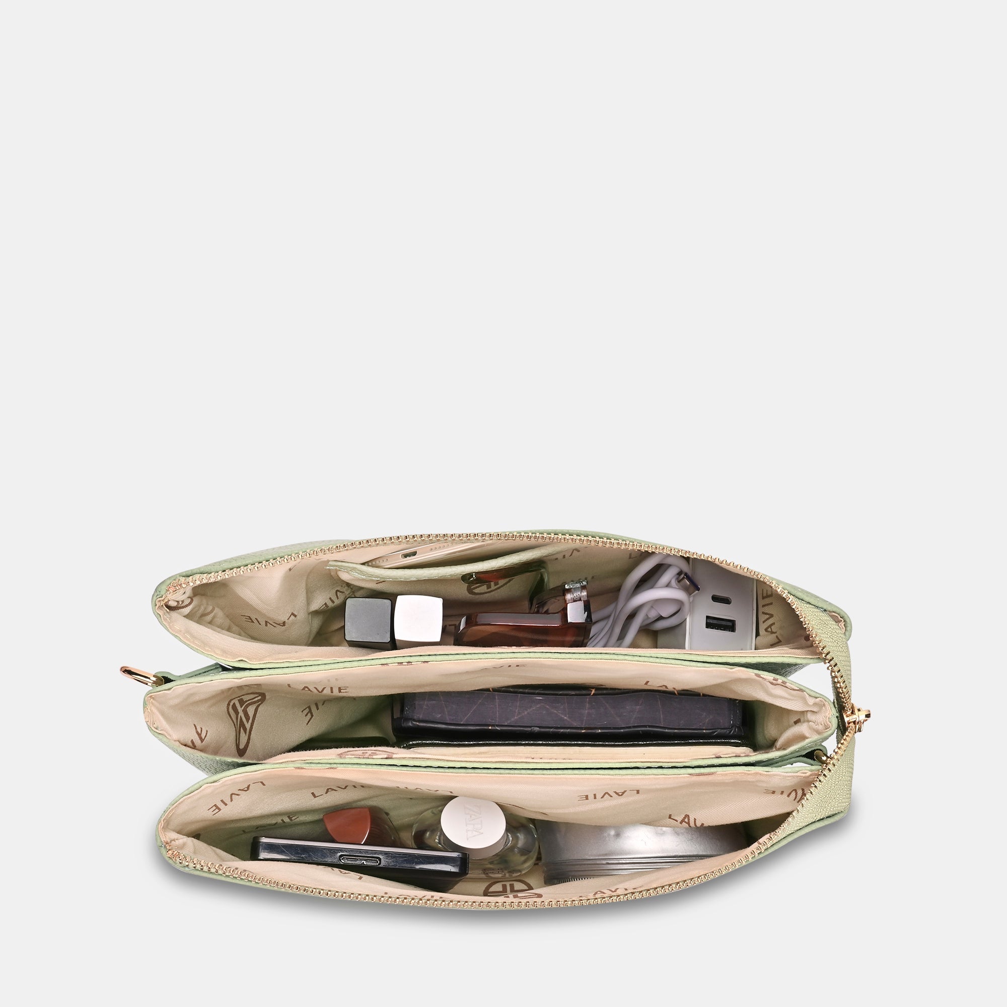 Milan 5 Compartments Large Sling Bag