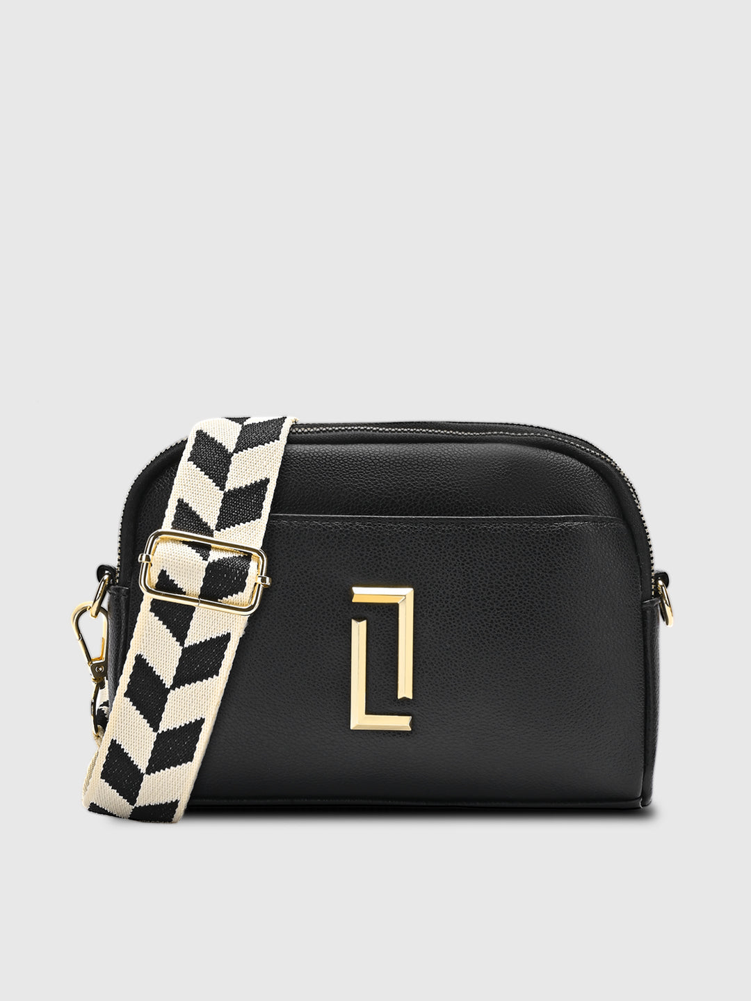 Hemily 3 Compartments Medium Sling Bag