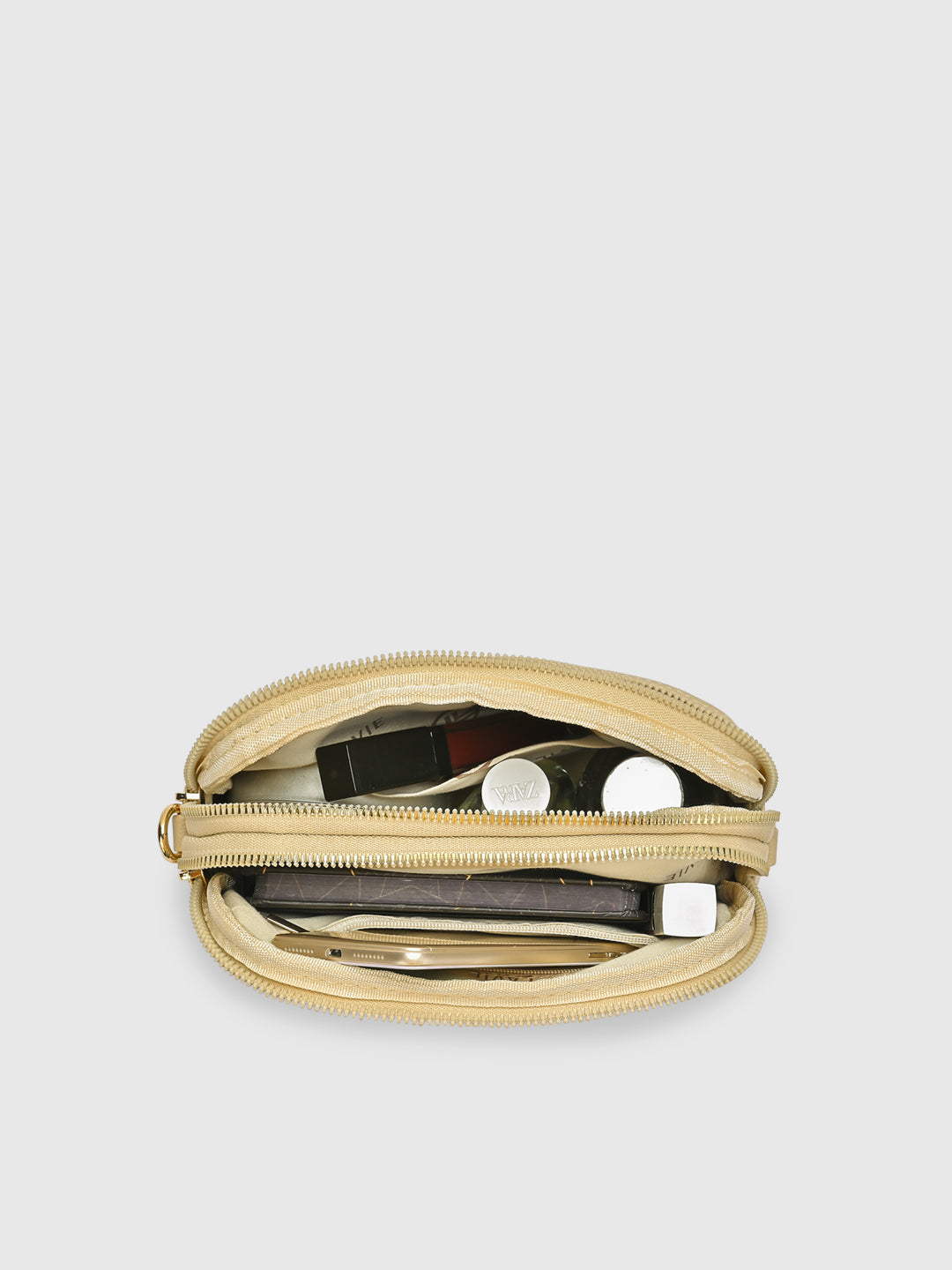 Hemily 3 Compartments Medium Sling Bag