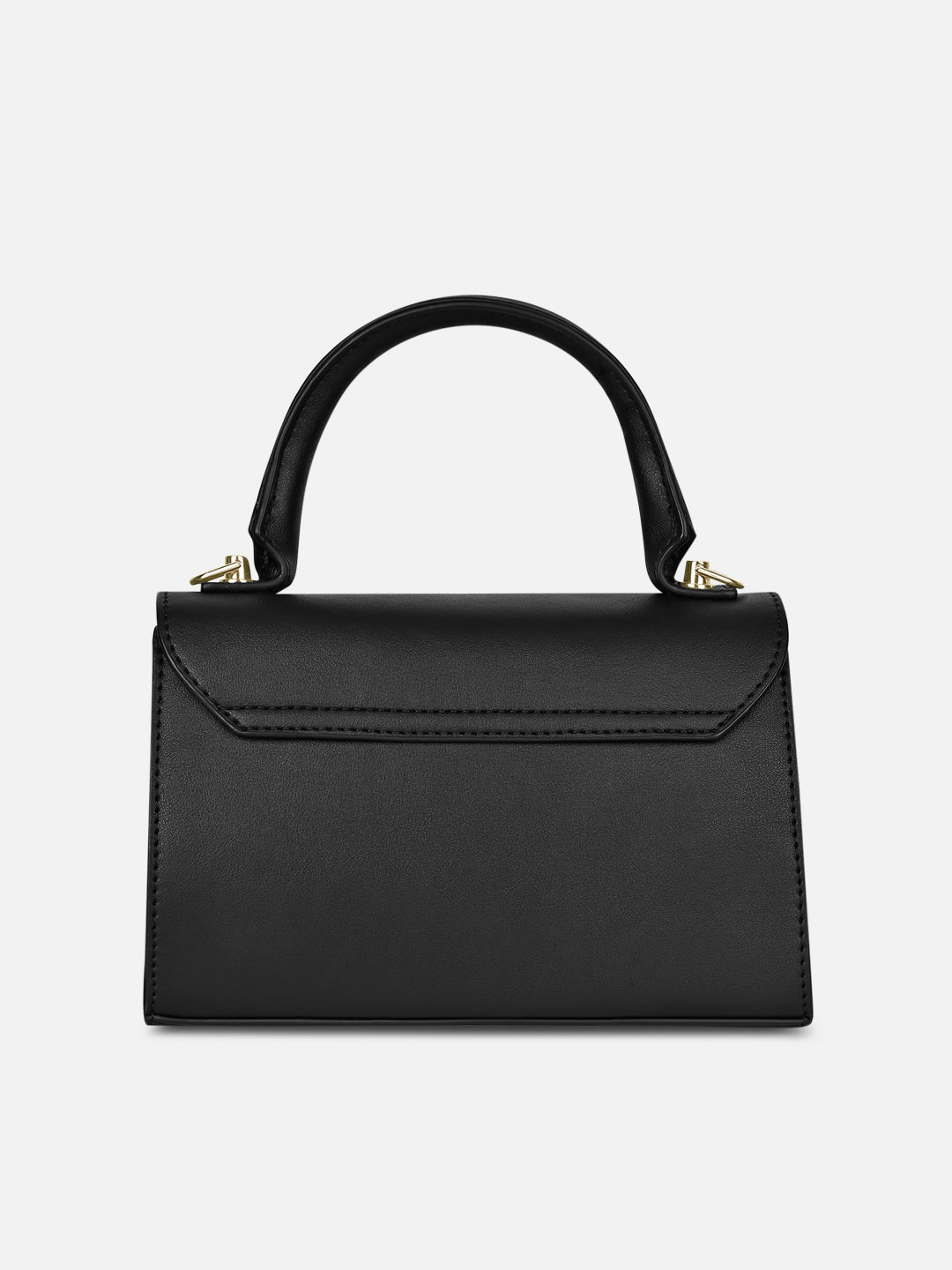 Chain25 Flap Small Sling Bag Black