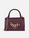 Chain Flap Small Wine Sling Bag