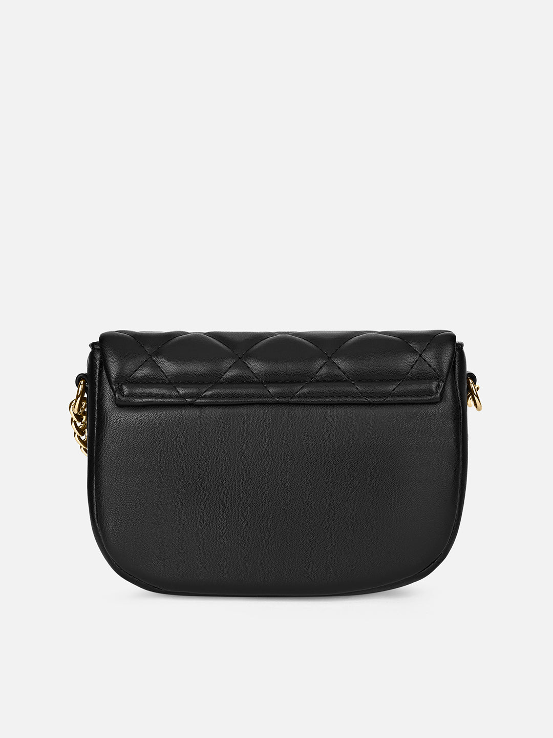 Chan25 Flap Small Sling Bag Black