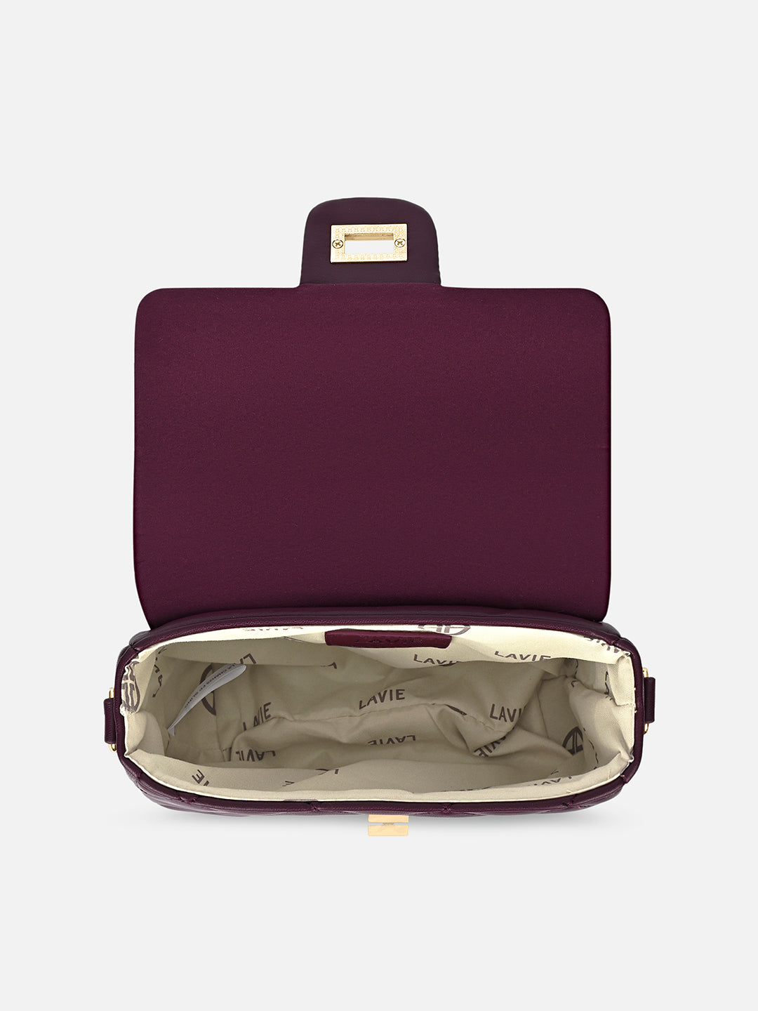 Chan25 Flap Small Sling Bag Wine