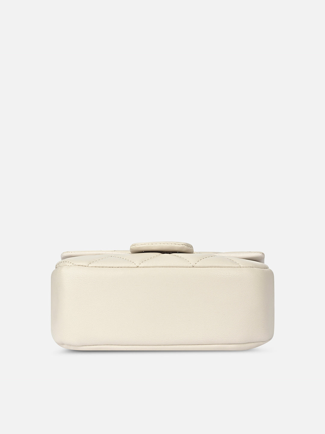 Chan25 Flap Small Sling Bag Off White