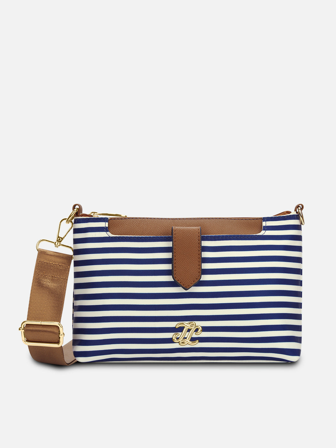 Stripe Charleston 'S Ladies Handbag Navy