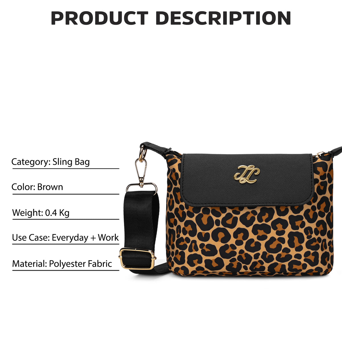 Leo Baltimore 'S Ladies Handbag Brown