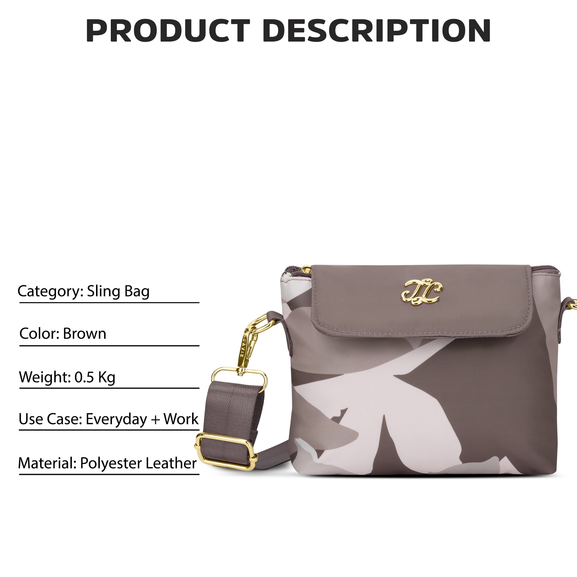 Capela Croix Slingbag Brown
