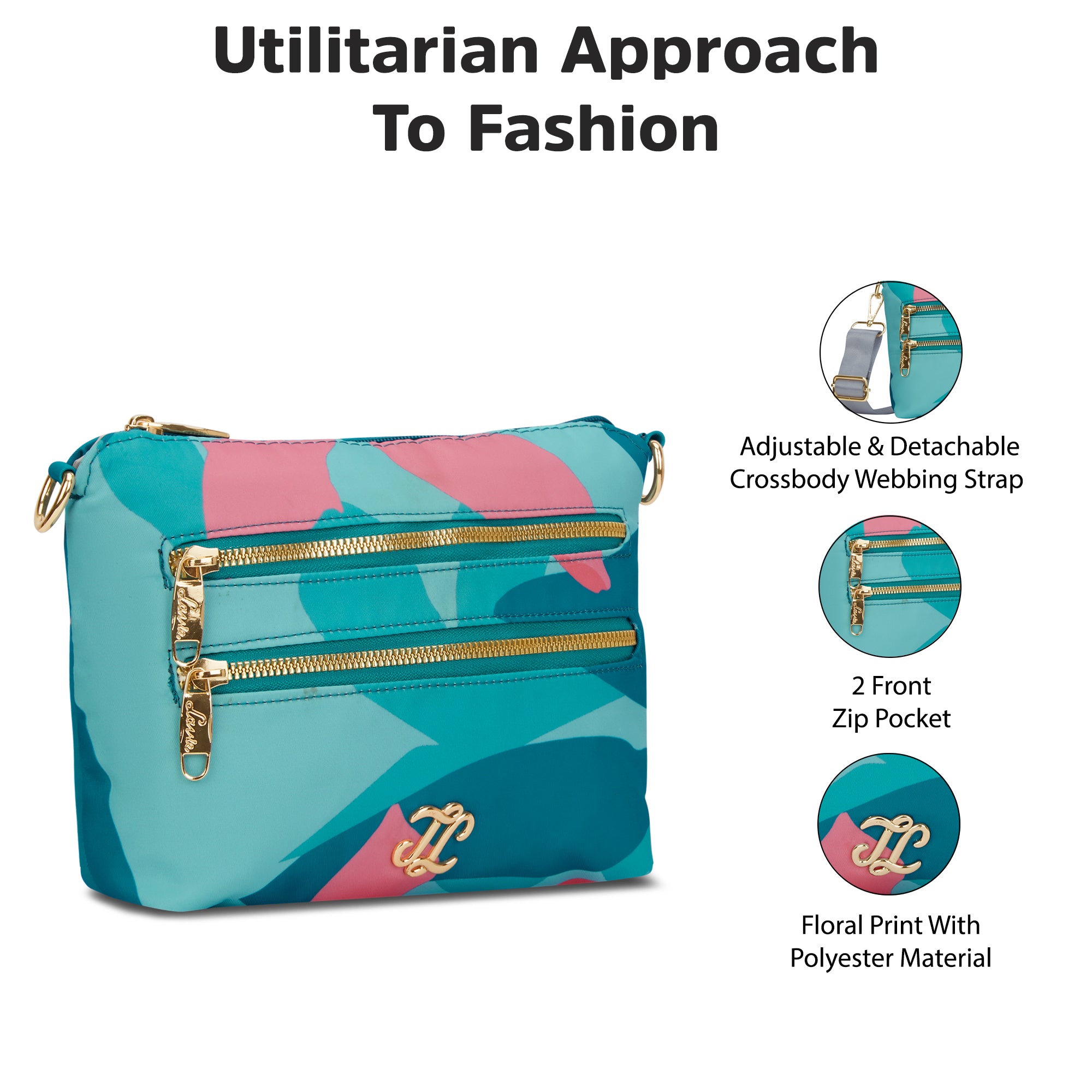 Capela Platte Sling Bag Teal