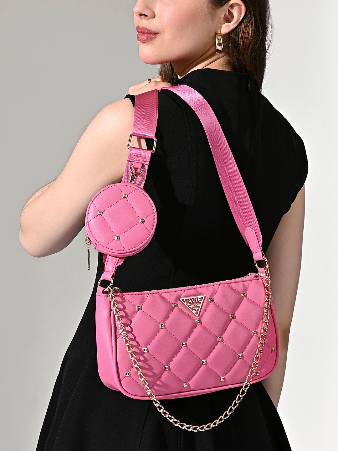 Stud Knox 2 Compartment Small Sling Bag