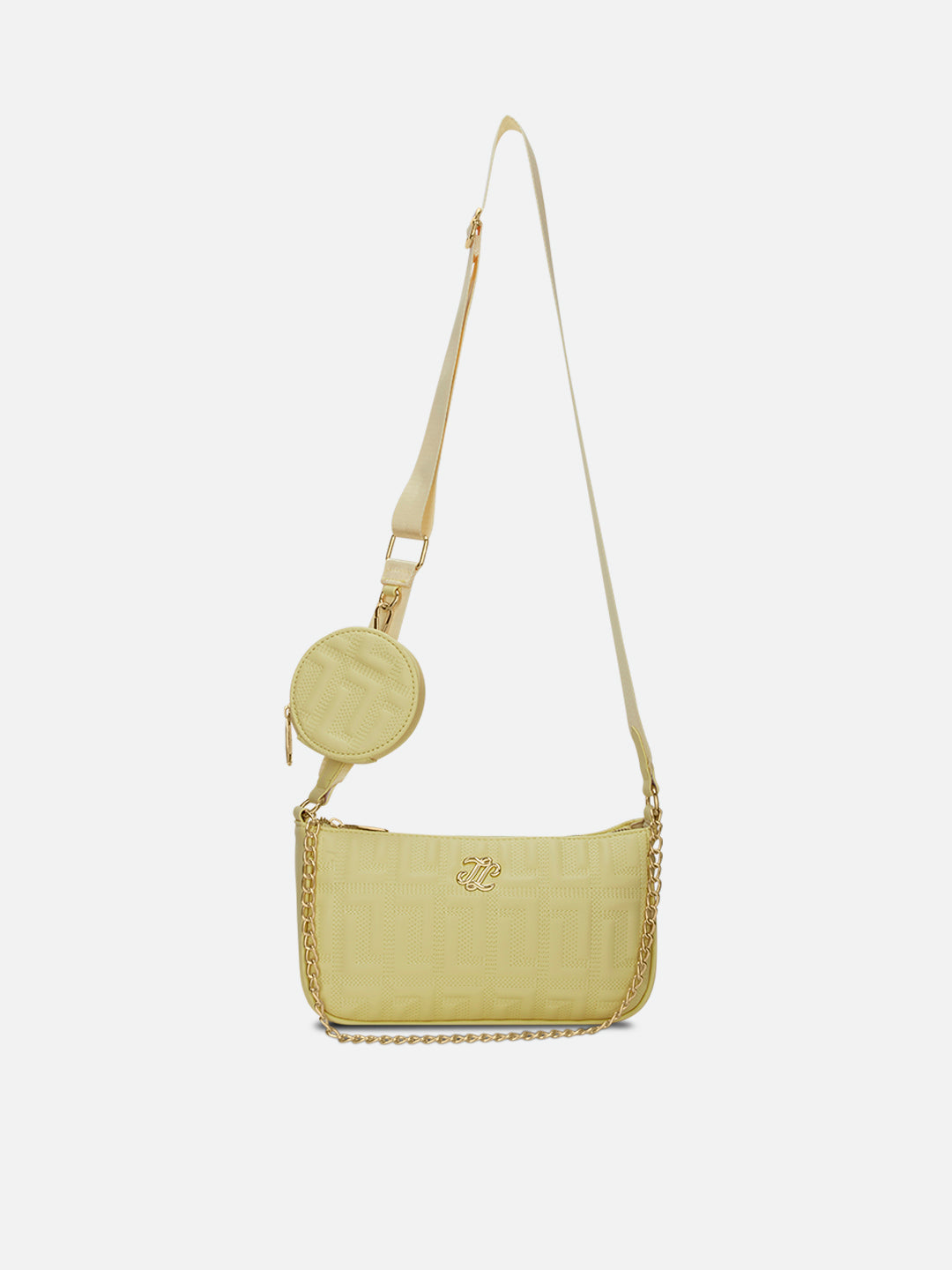 Churchill Rectagular Flap Over Frame Clutch Gold