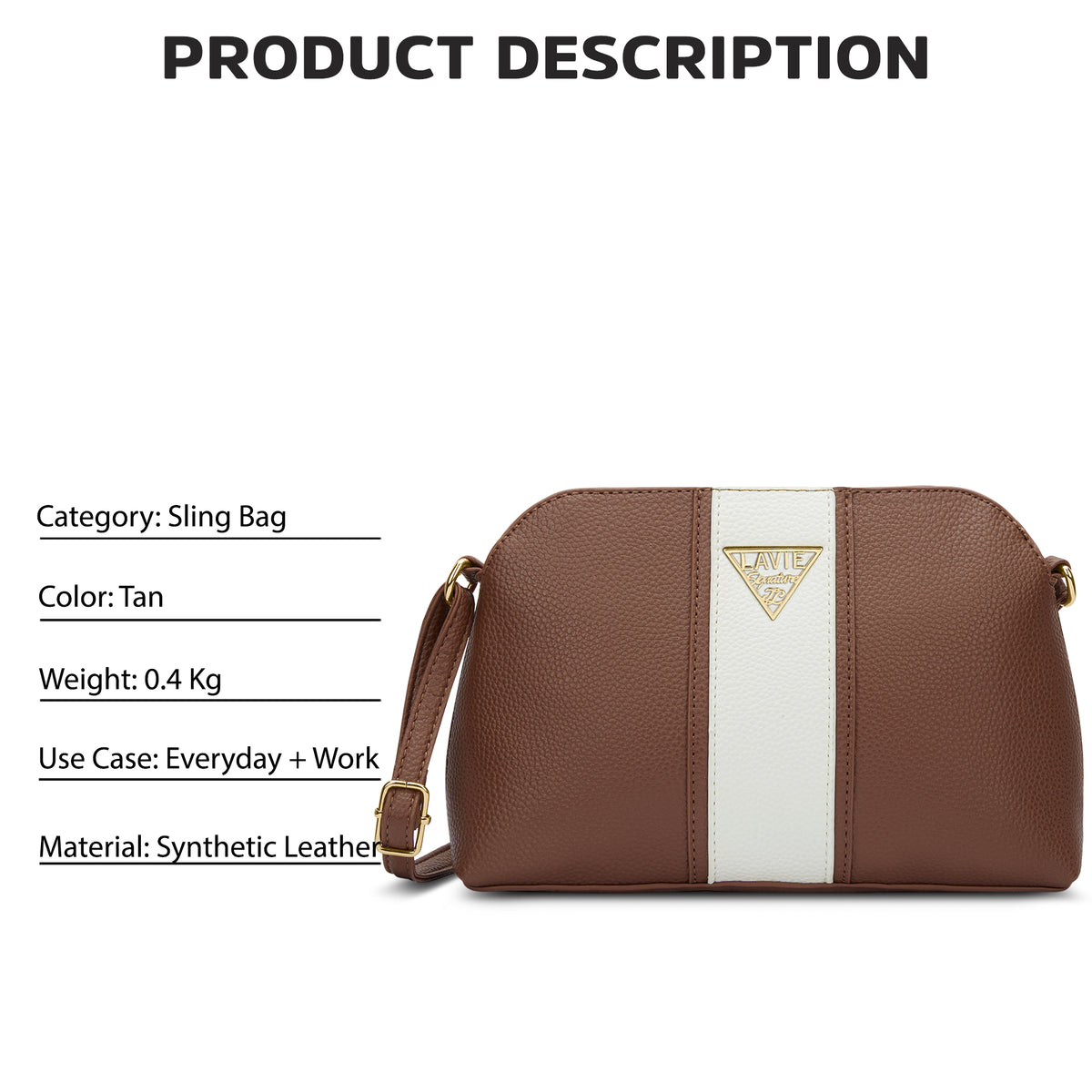 Georgia Small Sling Bag Tan