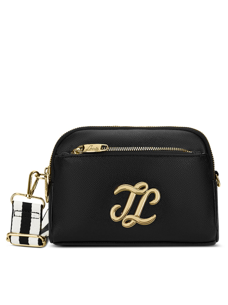 Cape 3 Compartment Sling Bag Black