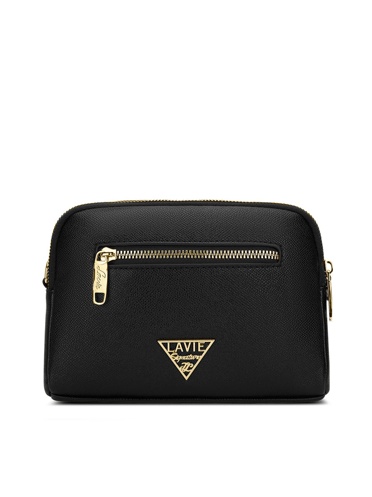 Cape 3 Compartment Sling Bag Black