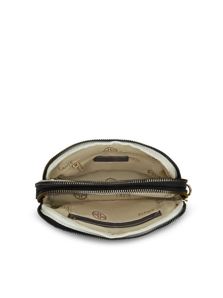 Cape 3 Compartment Sling Bag Black