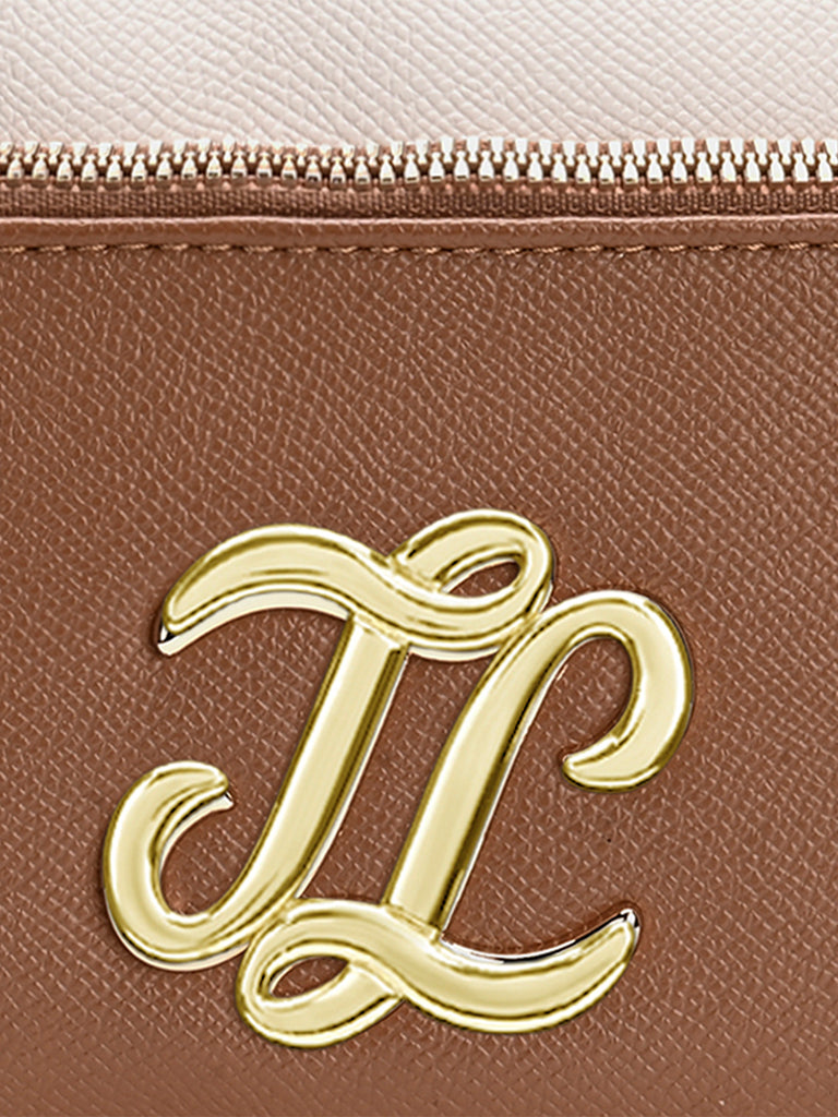 Cape 3 Compartment Small Sling Bag Tan