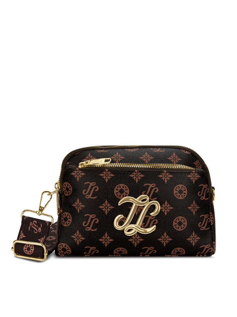 Cape 3 Compartment Sling Bag Choco