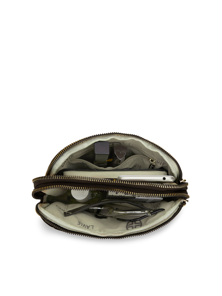 Cape 3 Compartment Sling Bag Choco