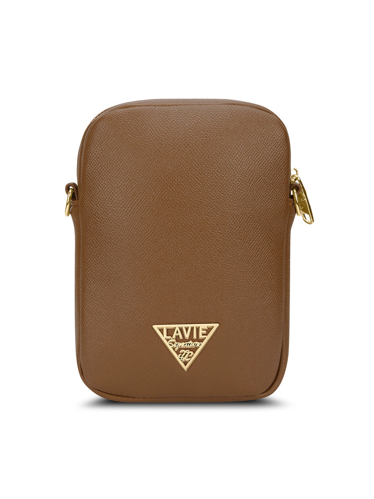 Colourblock Berkly 3 Compartment Sling Bag Tan