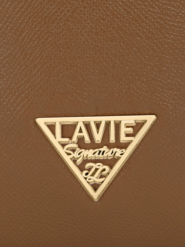 Colourblock Berkly 3 Compartment Sling Bag Tan