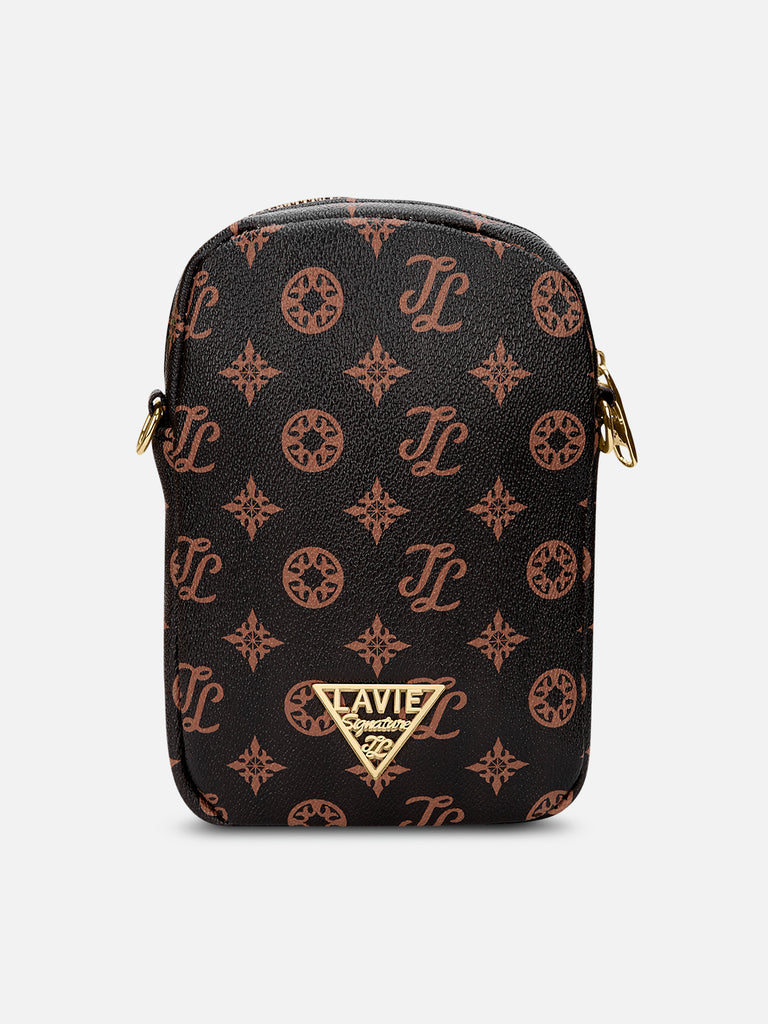 Colourblock Berkly 3 Compartment Sling Bag Choco