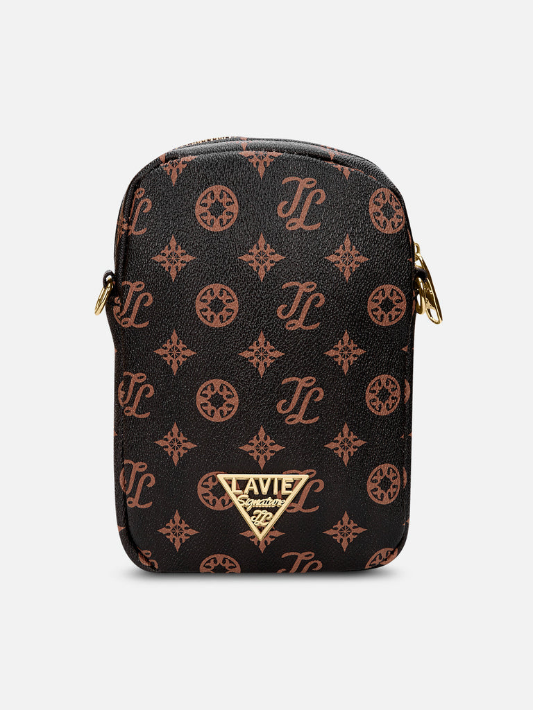 Colourblock Berkly 3 Compartment Sling Bag Choco