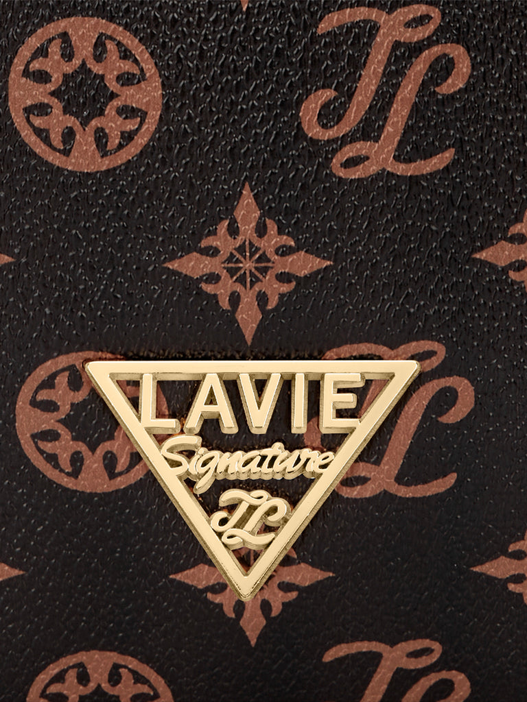 Colourblock Berkly 3 Compartment Sling Bag Choco