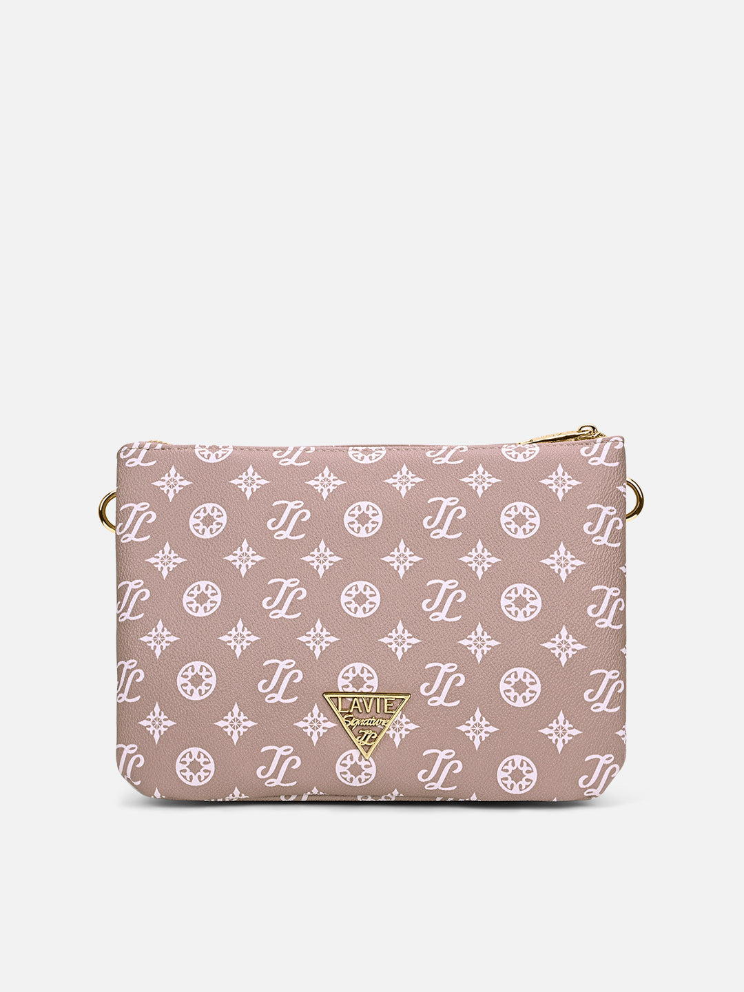 Mono Oak 5 Compartment Sling Bag Pink