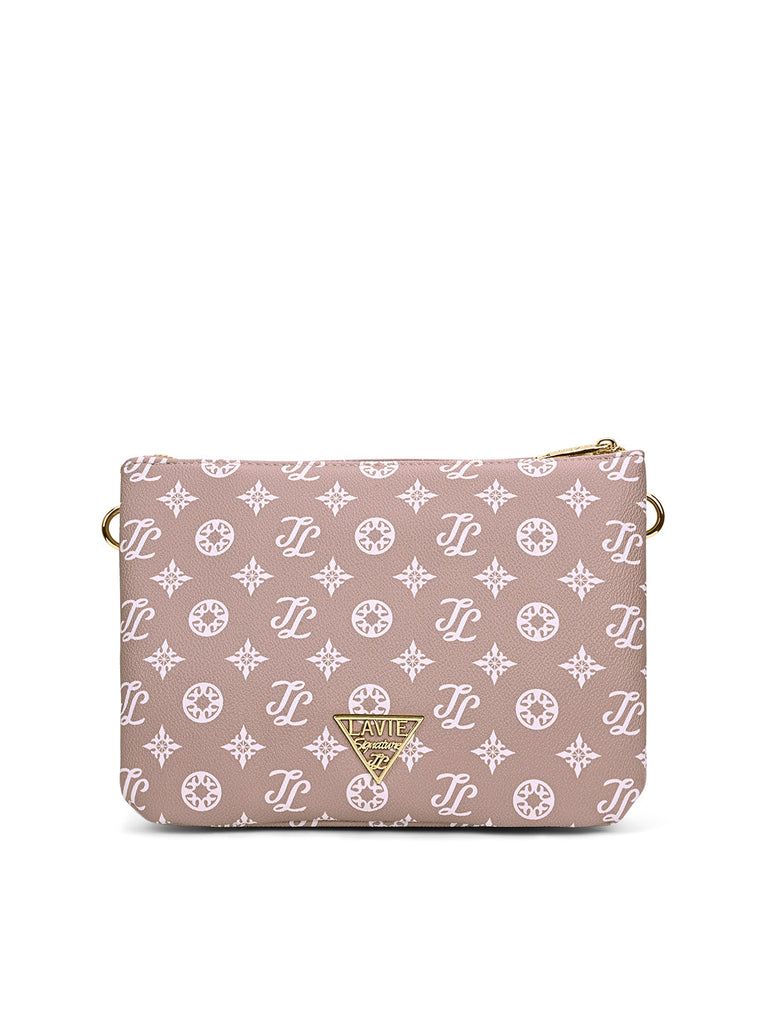 Mono Oak 5 Compartment Sling Bag Pink