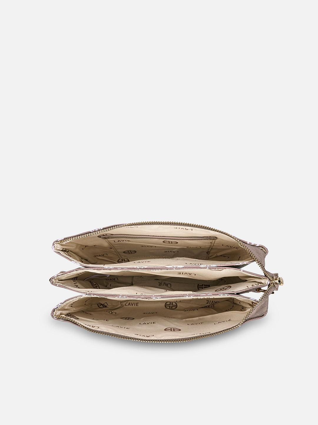 Mono Oak 5 Compartment Sling Bag Pink