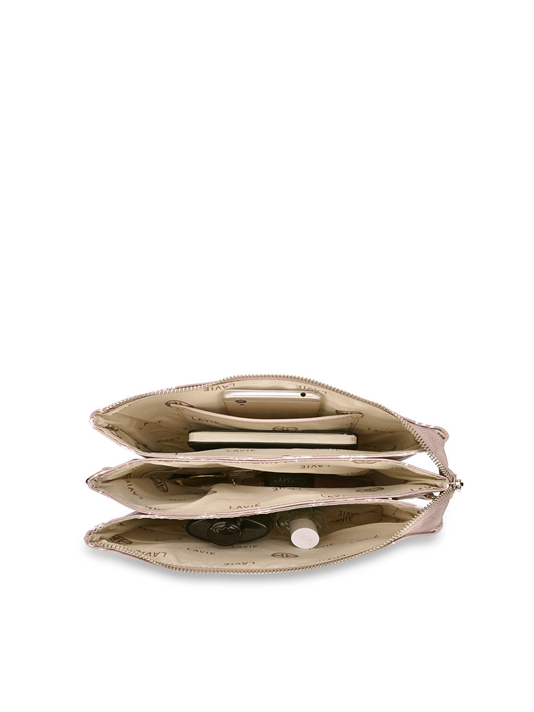 Mono Oak 5 Compartment Sling Bag Pink