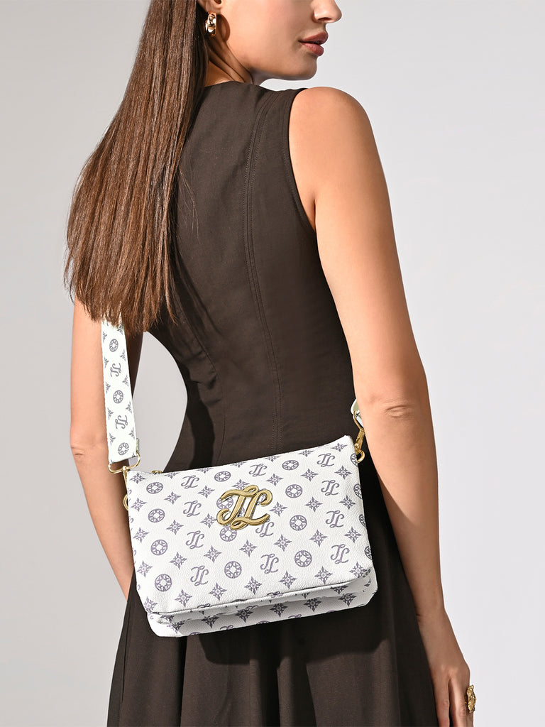 Mono Oak 5 Compartment Sling Bag Off White