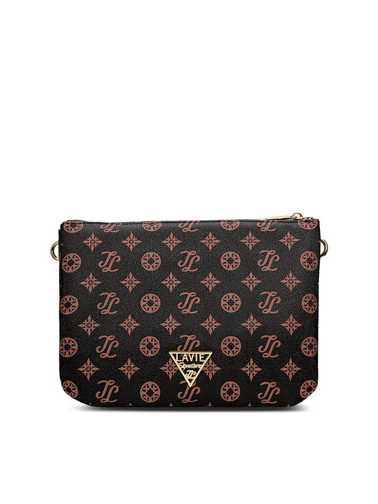 Mono Oak 5 Compartment Large Sling Bag Choco