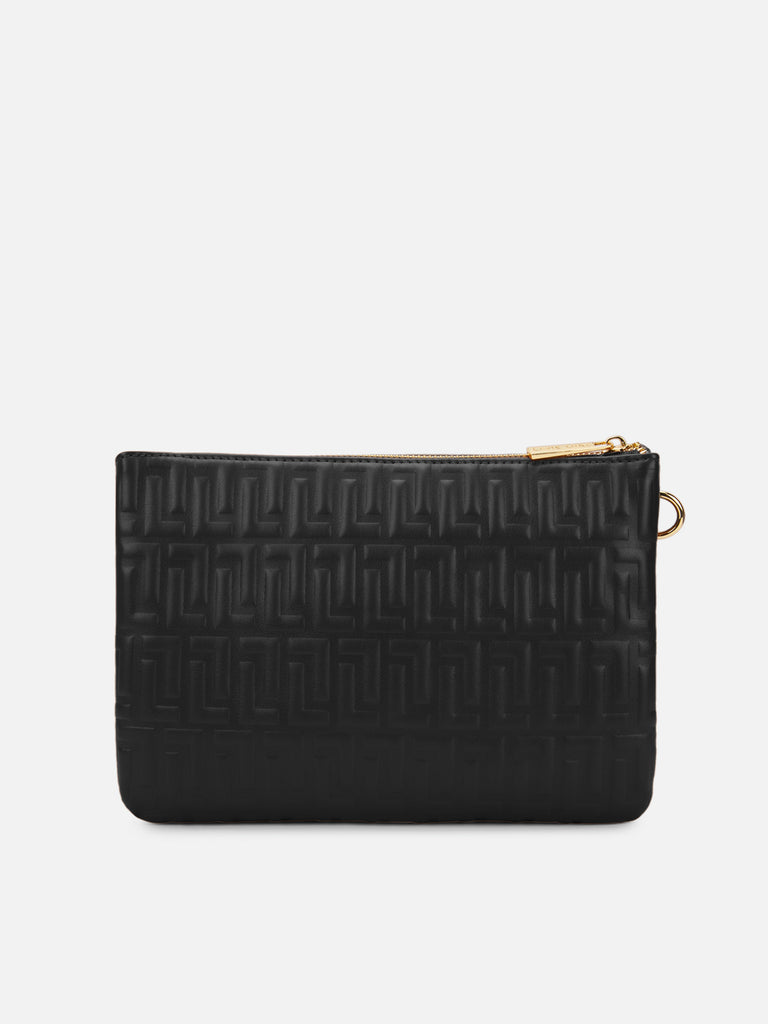 Emilan 5 Compartment Medium Sling Bag Black