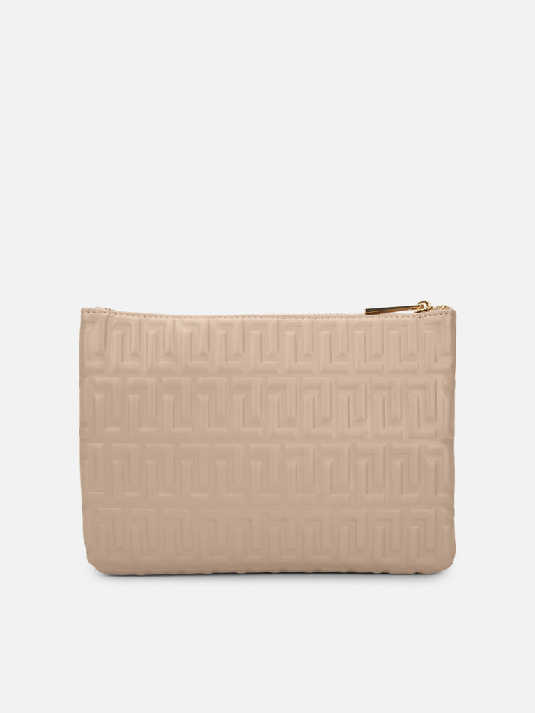 Emilan 5 Compartment Medium Sling Bag Beige